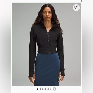 Lululemon Scuba Full-Zip Cropped Hoodie